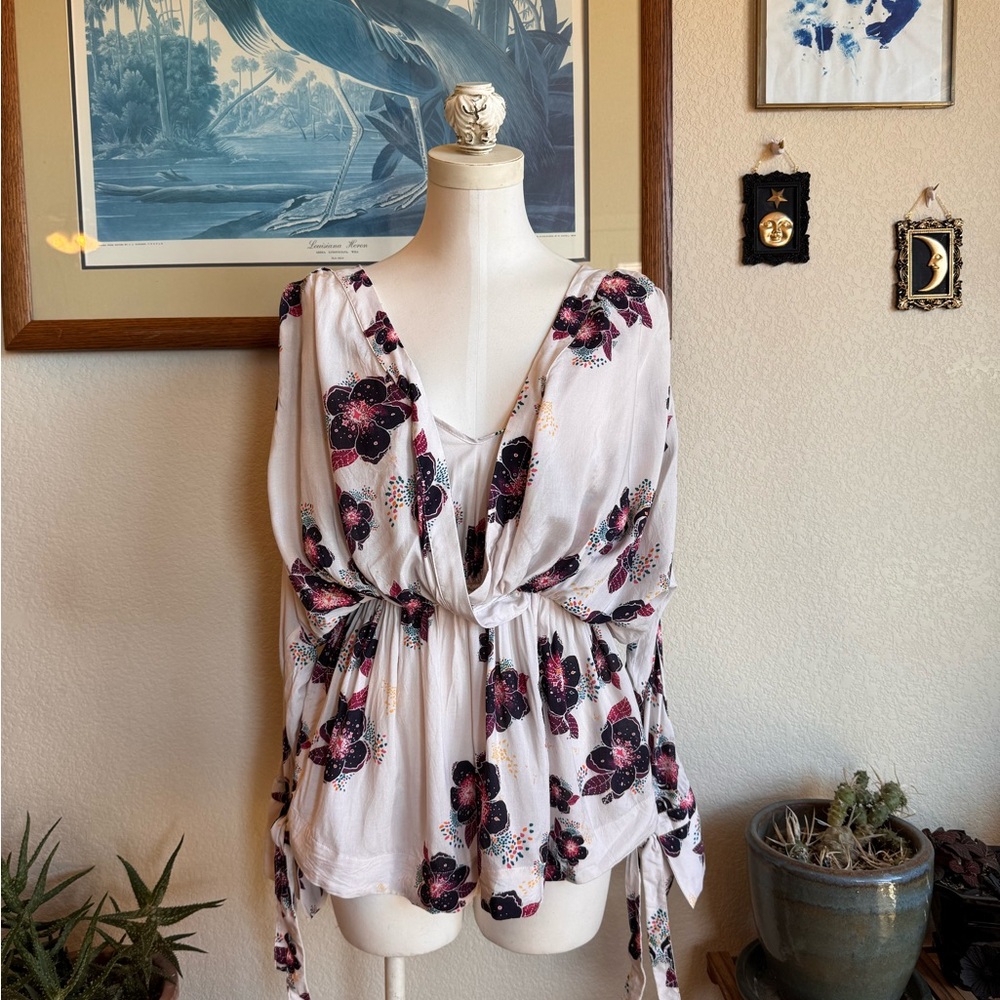 Free People Tuscan Dreams Printed Tunic